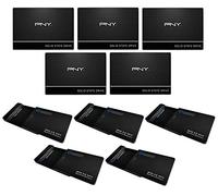 PNY 240GB SSD 5 Pack CS900 2.5" Sata III Internal Solid State Drive SSD (SSD7CS900-240-RB) Bundle with (5) Everything But Stromboli SSD/HDD Enclosures USB 3.0