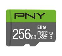 PNY 256GB Elite CL10 UHS1 MicroSDXC and AD NEW