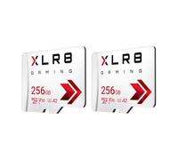 PNY 256GB XLR8® Gaming microSDXC Memory Card 2-Pack - 100MB/s, UHS-I, 4K UHD, Full HD, U3, V30, A2 - Micro SD for Portable Console Gaming on Nintendo-Switch, Steam Deck, Smartphones and Tablets