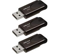 PNY 32GB Attaché 4 USB 2.0 Flash Drive 3-Pack