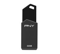 PNY 32GB Retract USB 2.0 Flash Drive, Gray, 20-Pack