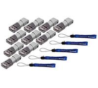 PNY 32GB USB 3.0 Flash Drive Elite Turbo Attache 3 (Ten Pack) Bundle with (5) Everything But Stromboli Lanyard (P-FD32GTBOP-GE)