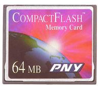 PNY 64 MB CompactFlash Flash Memory Card (P-CF064-RF)