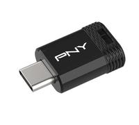 PNY 64GB Elite-X Fit Type-C USB 3.2 Flash Drive - Advanced Performance Up to 200MB/s Read, Convenient Portable Data Storage, Ultra Compact Fit Design, Type-C Connector