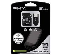 PNY 8GB MicroSDHC Class 4 Mobility Pack