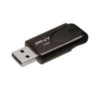 PNY - Attaché 4 USB Flash Drive 16 GB USB 2.0 Black (P-FD16GATT4-GE)