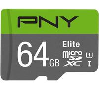 PNY Elite - Flash memory card - 64 GB - UHS-I U1 / Class10 - microSDXC UHS-I
