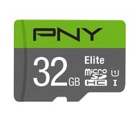 PNY Elite microSDHC-Speicherkarte 32GB + SD-Adapter, 100MB/s Leseges (SD-Karten)