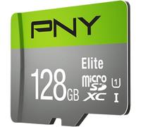 PNY Elite microSDXC card 128GB Class 10 UHS-I U1 100MB/s A1 V10