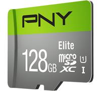 PNY Elite microSDXC card 128GB Class 10 UHSI U1 100MB/s A1 V10