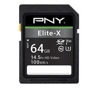 PNY Elite-X 64GB SDXC Memory Card C10 U3