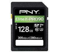 PNY EliteX-PRO 90 128GB SD Memory Card C10 U3 V90 UHS-II