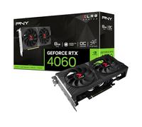 PNY GeForce RTX™ 4060 8GB XLR8 Gaming VERTO Overclocked Dual Fan Edition DLSS 3