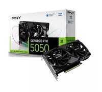 PNY NVIDIA GeForce RTX™ 5050 Dual Fan, Graphics Card (8GB GDDR6, 128-bit, SFF-Ready, PCIe® 5.0, HDMI®/DP 2.1, 2-Slot, NVIDIA Blackwell Architecture, DLSS 4)