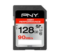 PNY High Performance 128GB SDXC Card Class 10 UHS-1 U3 Flash Memory Card Full HD