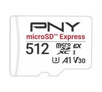 PNY microSD™ Express 512GB UHS-I U3 V30 A1 microSDXC Flash Memory Card, up to 890MB/s read & up to 810MB/s write speeds, ideal for microSD Express compatible devices like Nintendo Switch 2