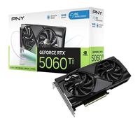 PNY NVIDIA GeForce RTX 5060 Ti DUAL OC 8GB GDDR7 Graphics Card, 3x Display Port