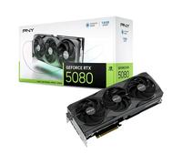 PNY NVIDIA GeForce RTX 5080 16GB GDDR7 Ray-Tracing Graphics Card, DLSS 4, 10752
