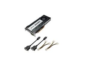 PNY Nvidia Quadro K6000 Graphics Card (PCI-E, 12 GB GDDR5 GPU Memory, DVI-I DL + DVI-D DL + DP 1.2 + DP 1.2, Maximum Number of Displays 4)