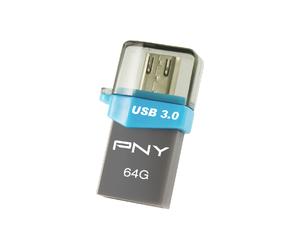 PNY OTG Duo-Link OU3 64GB USB flash drive USB Type-A / Micro-USB 3.2 G