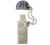 PNY P-FD128OTGSLMB-GE 3.0 128 GB Duo-Link OTG Micro USB Flash Drive