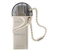 PNY P-FD32GOTGSLMB-GE 3.0 32 GB Duo-Link OTG Micro USB Flash Drive