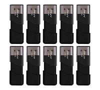 PNY P-FD64GX10ATT03-MP 64GB Attaché 3 USB 2.0 Flash Drive, Black (Pack of 10)