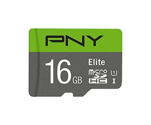 PNY P-SDU16GU185GW-GE 16GB MicroSDHC Class 10 UHS-I Flash Memory (16GB, MicroSDHC, Class 10, UHS-I, Class 1 (U1))