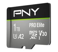 PNY PRO Elite 1TB microSDXC Memory Card + SD Adaptor with A2 App Performance + 100MB/s Read Speed, Class 10 UHS-I, U3, V30 for 4K Video