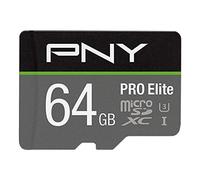 PNY Pro Elite microSDXC card 64GB Class 10 UHS-I U3 100MB/s A1 V30