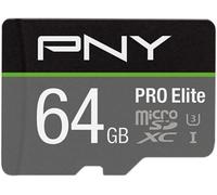 PNY Pro Elite microSDXC card 64GB Class 10 UHS-I U3 100MB/s A1 V30