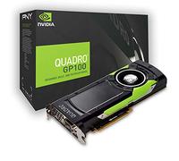 PNY Quadro GP100 Professional Graphic Card 16GB HBM2 PCI Express 3.0 x16, Dual Slot, 4x DisplayPort, 1x DVI-I DL, 5K Support, Ultra-quiet active fan