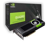 PNY Quadro P5000 Professional Graphic Card 16GB GDDR5 PCI Express 3.0 x16, Dual Slot, 4x DisplayPort, 1x DVI-I DL, 5K Support, Ultra-quiet active fan