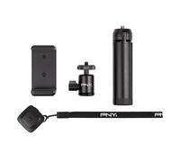 PNY Universal Mini Tripod & Wireless Remote for Smartphone, Camera, Go Pro, Webcam | P-T-BTRI001K-RB