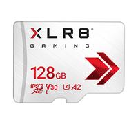PNY XLR8 Gaming 128GB Class 10 U3 V30 A2 microSDXC Flash Memory Card, Read speed up to 100MB/s, Ideal for smartphones, tablets, handheld consoles