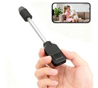 PNZEO Compact Indoor Plug-in Smart Security Camera,Full HD Video, Night Vision, Motion Detection, Two-Way Audio, Pet camera W7