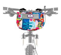 Po Campo Kids Bicycle Basket - Whoosh Bike Basket - Front Frame Handlebar Bag - Waterproof Fabric Bike Basket for Boys, Girls, Toddlers Bike or Scooter (Aquatic)