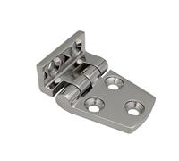 POABCVYD 316 Casting Bent Plate Hins Heavy-duty Inswing Hins For Ships And Yachts(Silver38X54mm)