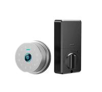 POABCVYD Smart Door Handle. 5pcs Palm Vein Recognition Digital Electronic Smart Door Locks with IC Card/Password/Key/APP Unlock(Silver)