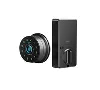POABCVYD Smart Door Handle. 5pcs Palm Vein Recognition Digital Electronic Smart Door Locks with IC Card/Password/Key/APP Unlock(Black)