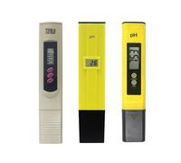 POABCVYD Water Test Meter, 0.1-14.00 Portable Digital PH Meter Tester TDS Meter for Aquarium Pool Water Quality Lab PH Monitor with ATC(Brown)