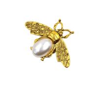POABXYHD 2-Pack Vintage Bee Rhinestone Button Covers, Decorative No-Sew Button Accessories for Shirts, Suits, Tuxedos, Elegant DIY Clothing Decoration, Stylish Cufflink Design