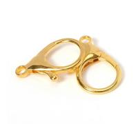 POABXYHD 20pcs 35mm Large Lobster Clasp Connectors for DIY Jewelry Making, Keychains, Keyring Hooks, Craft Supplies (Gold, 35mm)