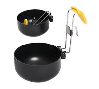 Poached Egg Cooker - Precision Poaching Insert, Space-Saving Bain-Marie Tray | Foldable Stainless Steel Heat Resistant Nonstick Pan for Butter Breakfast Melting Cooking Omelet Lunch, Kitchen Tool