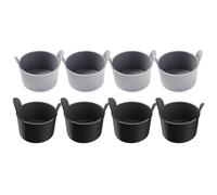 Poached Egg Cups - Silicone Egg Cups 4 Pieces | Non-Stick Egg Cooker and Waffle Boxes | Set of Boiled Egg Cups for Breakfast at Home with the Stove Fryer