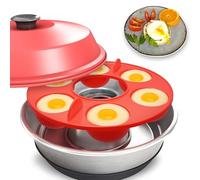 Poacher Insert 6-Way Compatible with Omnia Camping Oven, Food Safe & Heat Resistant, Accessories, Muffins, Dumplings, Cakes, Egg Cooker