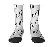 Poadnly A Plethora Of Penguins,Sports Compression Socks for Unisex, Adult Sports Socks Stockings