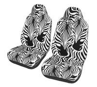 Poadnly Abstract Animal Zebra Print,Car Seat Cover Front Seat Covers/Protectors For Car 2pcs