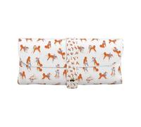 Poadnly Adorable Akita Inu, Portable Eyewear Case Soft Eyeglasses Bag Anti-Scratch Spectacles Sleeve Pu Leather Sunglasses Case