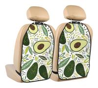 Poadnly Avocado,2 Pack Car Seat Kick Mats Back Seat Protector Durable Back Seat Organiser